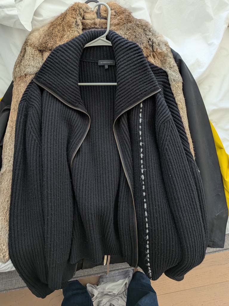 Saint Laurent denim shirt auction