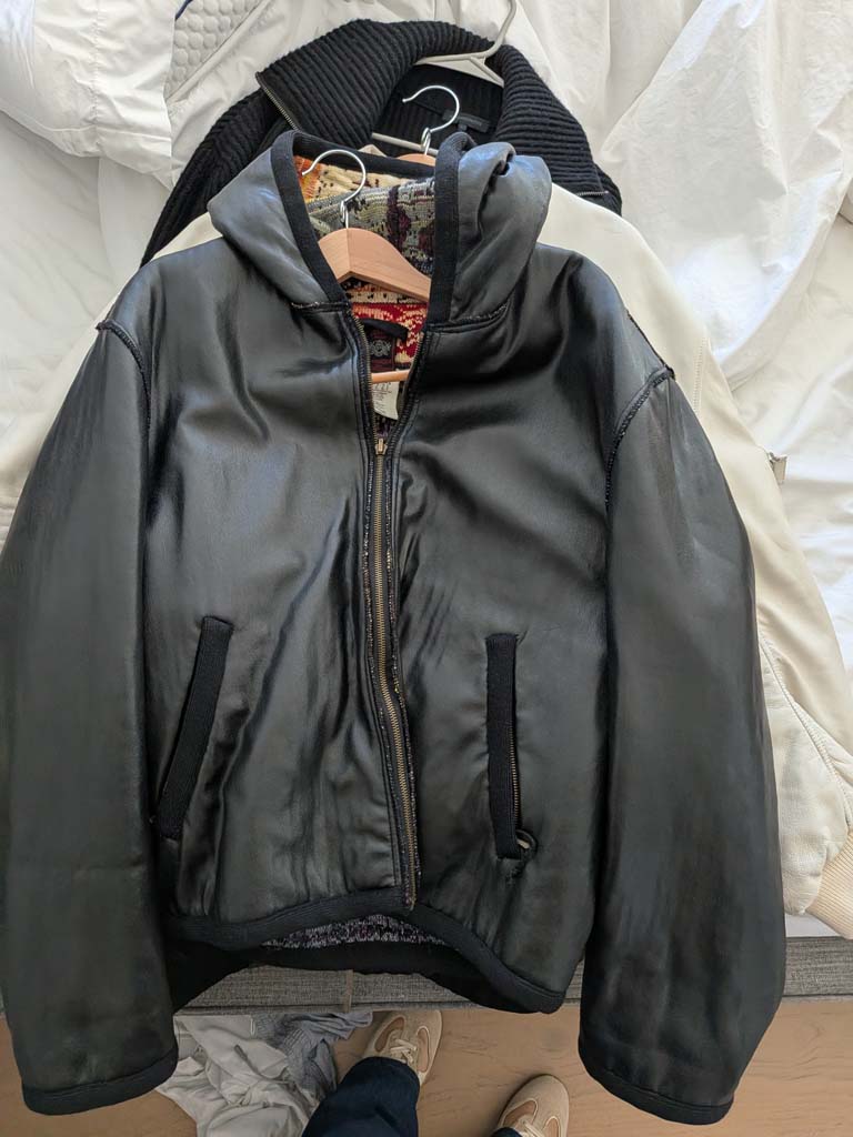 Visvim coat auction listing