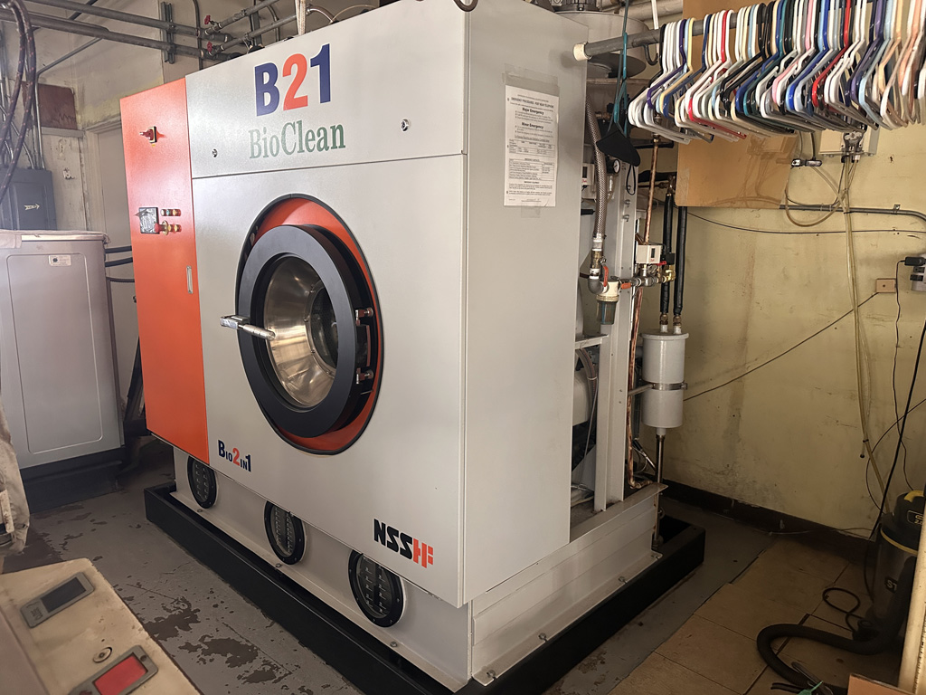 Commercial dry cleaning machine auction California