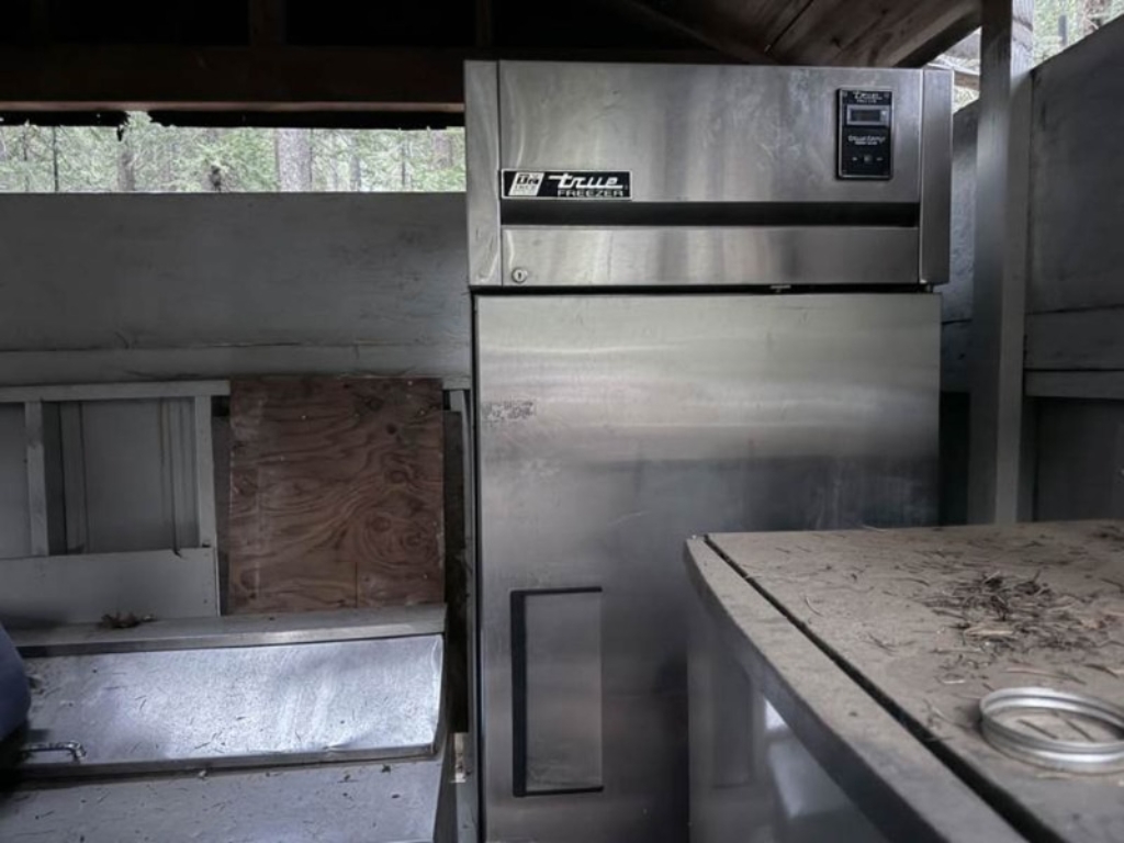 Alta CA abandoned property auction commercial freezer