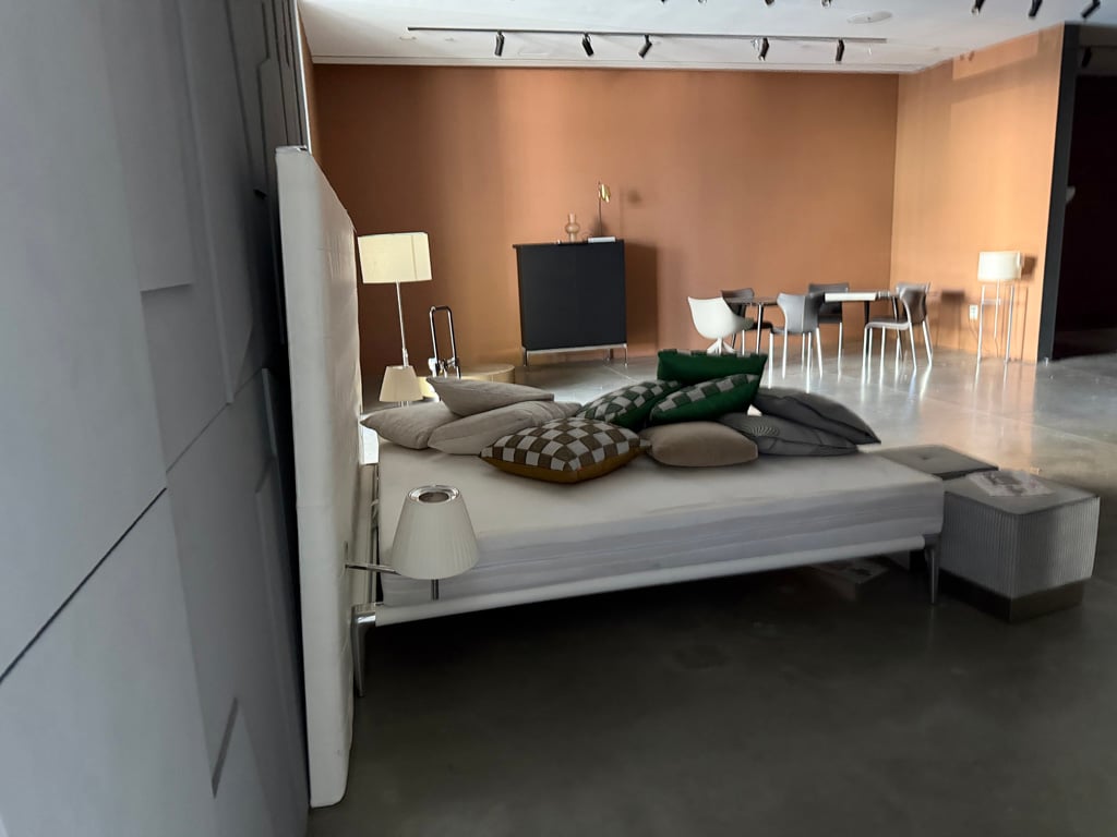 abandoned property high end furniture store auction West Hollywood California