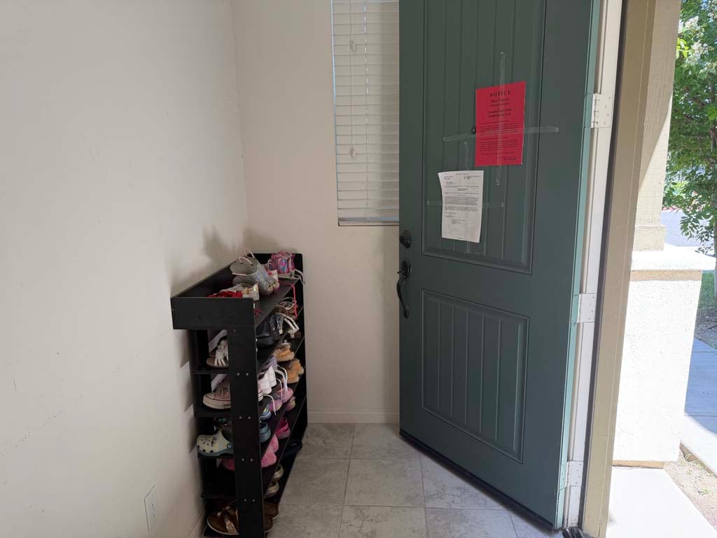 Giant teddy bear and stuffed animals in Ontario CA auction lot