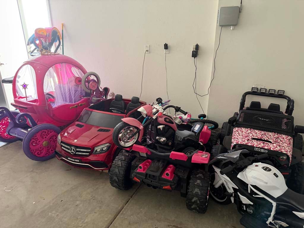 High chairs and children’s items in abandoned property auction