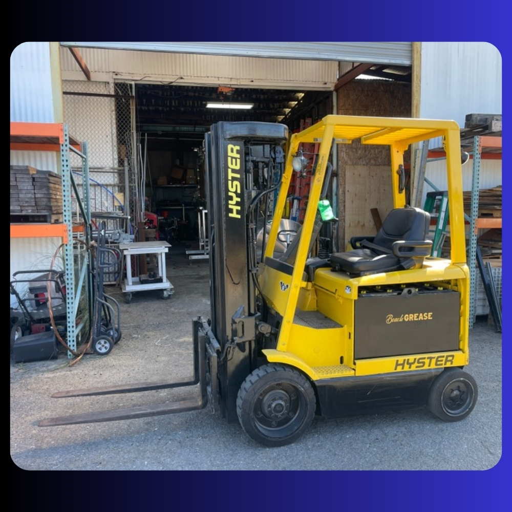 Hyster electric forklift brewery auction asset