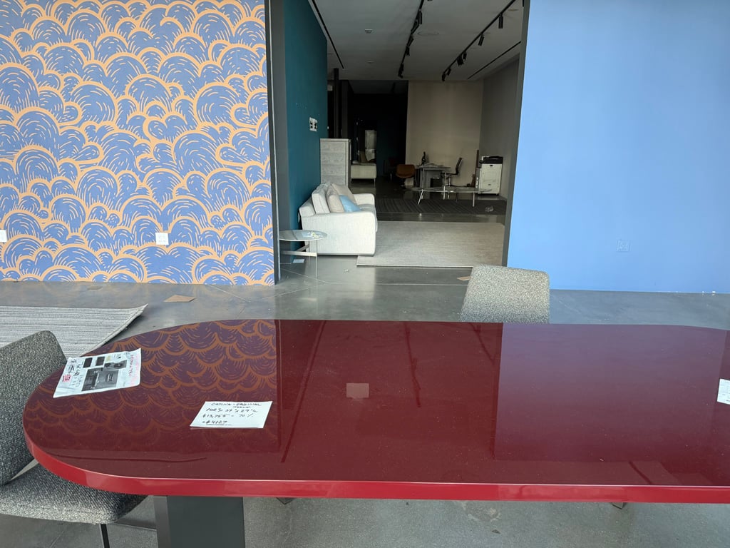 warehouse merchandise included in furniture auction