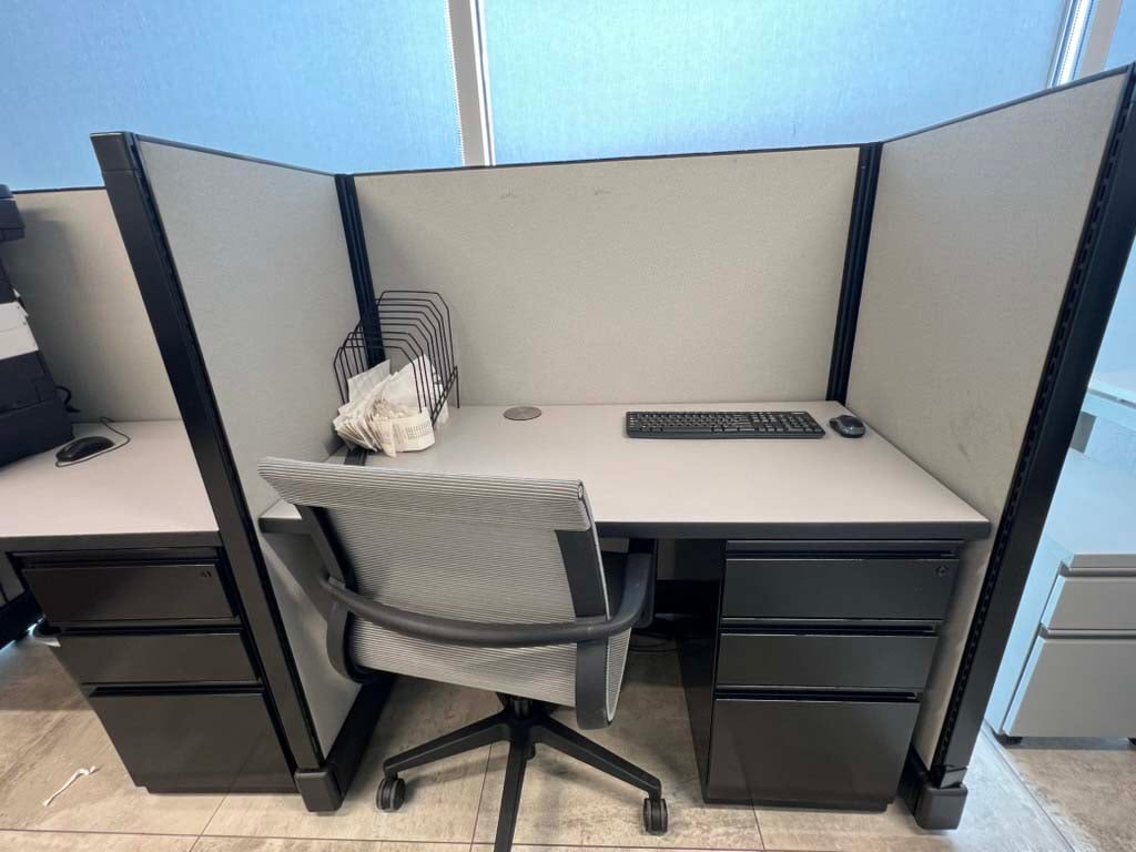 Tables and desks available in Fullerton CA abandoned property sale