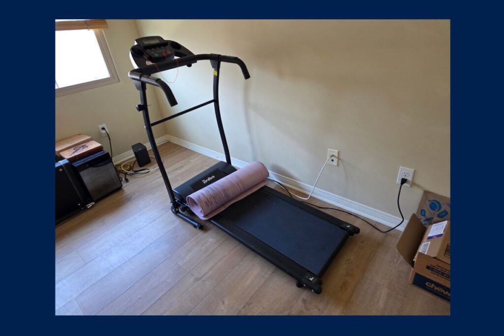 Redliro treadmill at Irvine CA property auction
