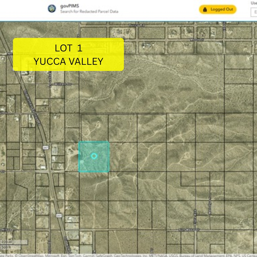10 acre Yucca Valley vacant land parcel for auction