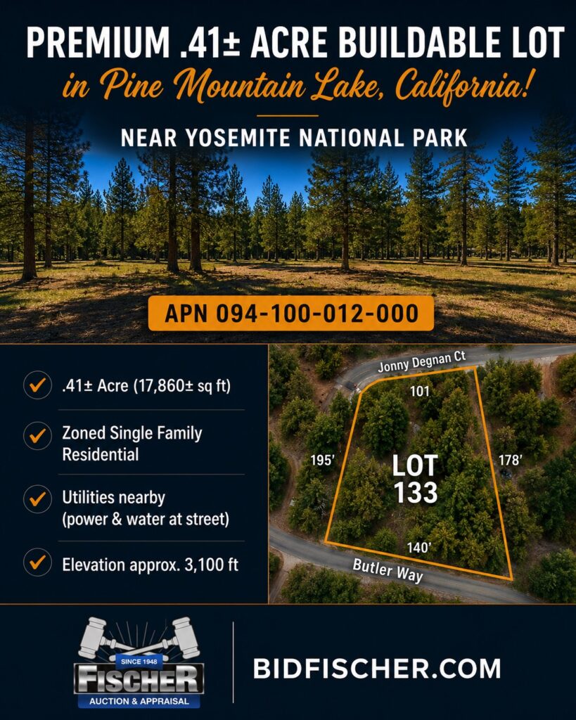 Fischer Auction and Appraisal real estate land auction