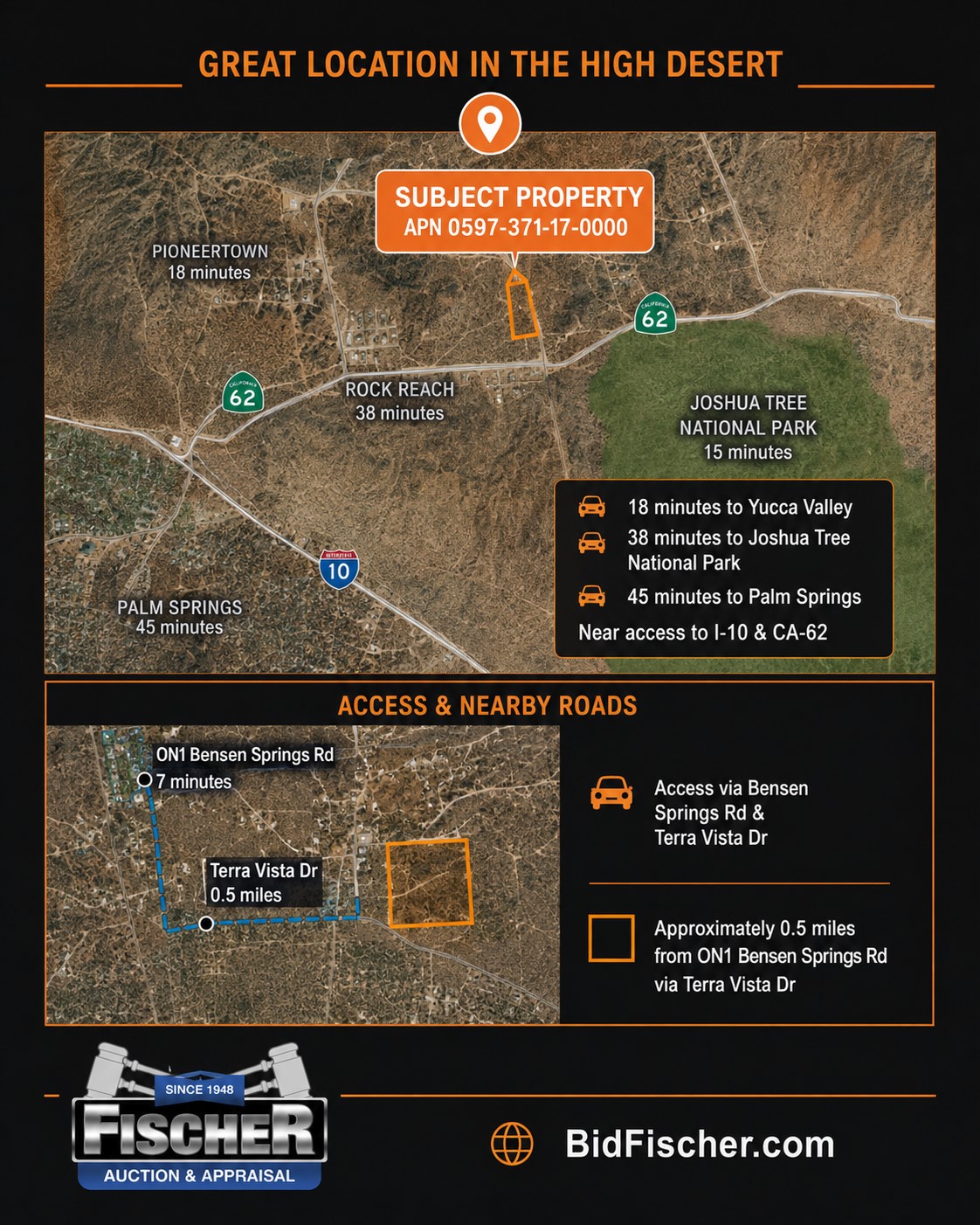 APN 0597-121-04-0000 Yucca Valley land auction