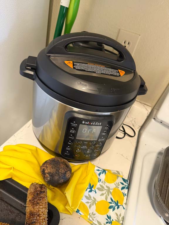 Instant Pot at abandoned property contents sale