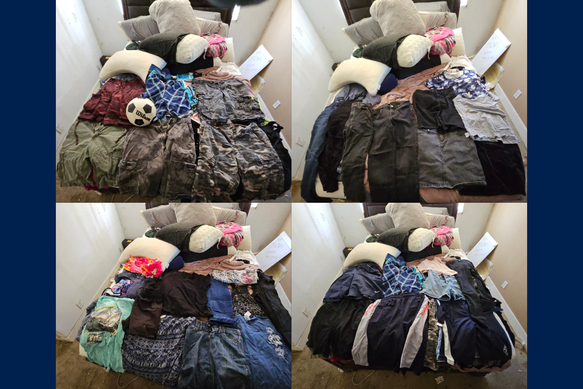 Clothing and shoes Chula Vista household contents auction