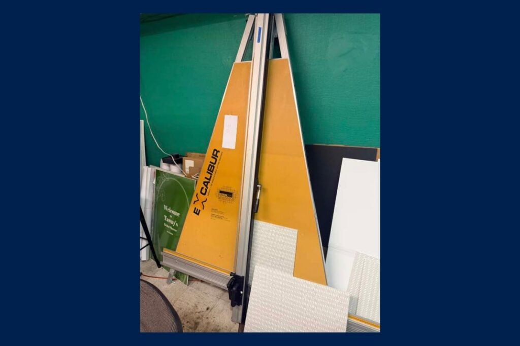 Morgana print finishing equipment at auction