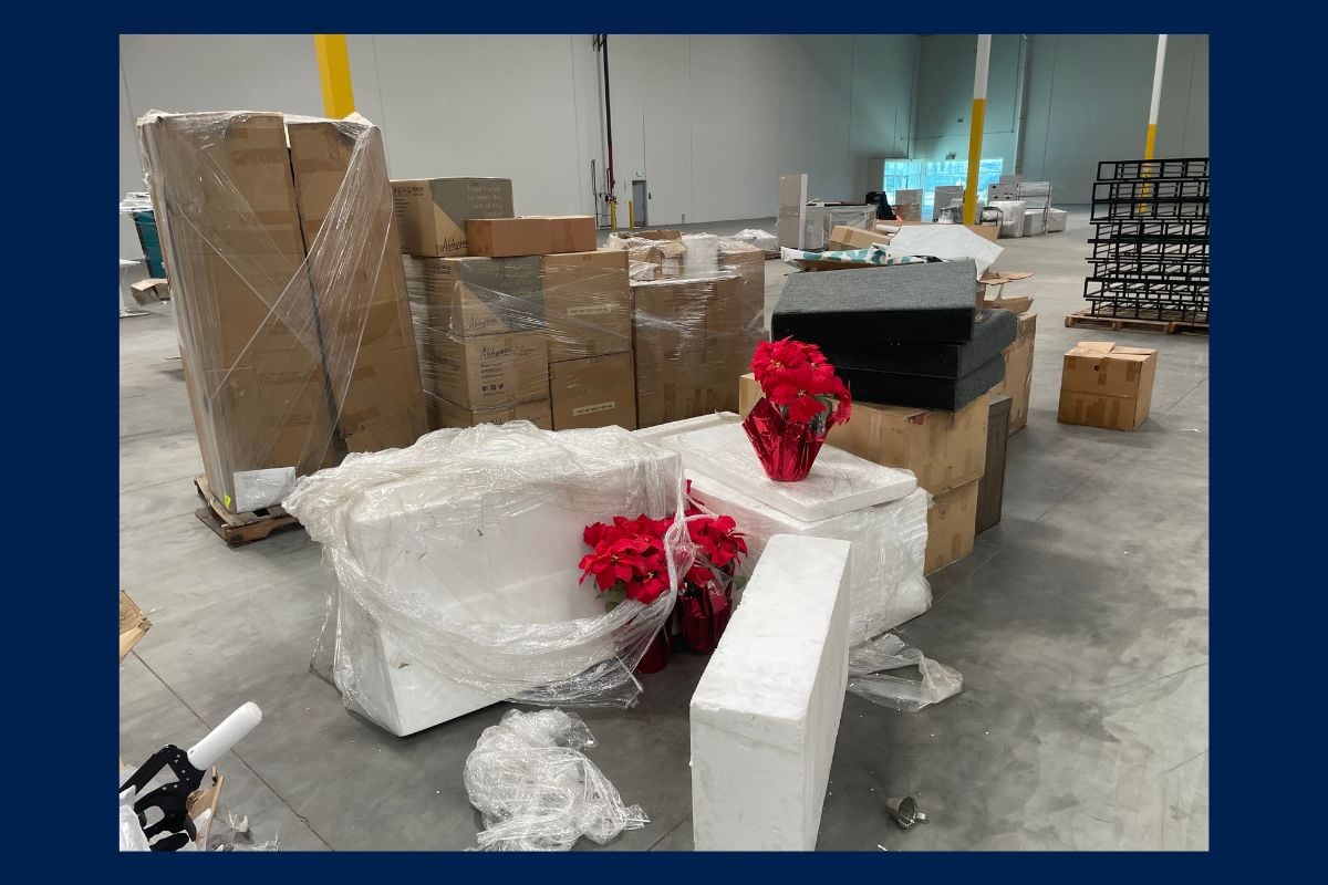 323 pallets of new furniture San Bernardino auction