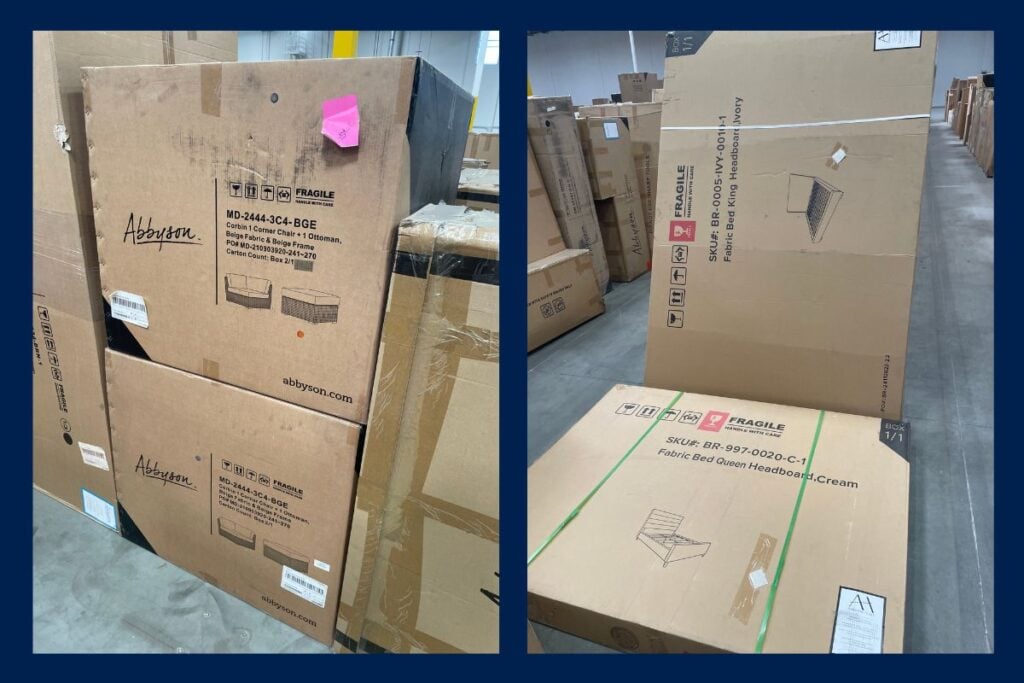 New furniture for resale San Bernardino auction
