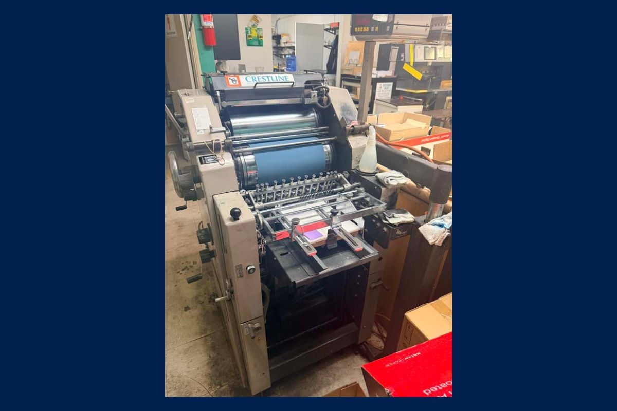 Titan 265 TC hydraulic paper cutter at auction