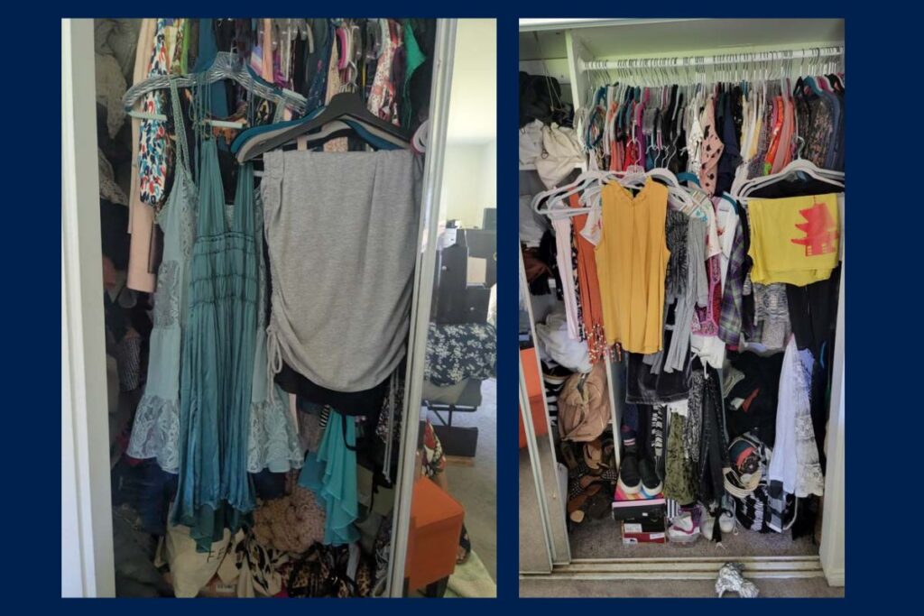 Clothing in Costa Mesa CA household contents auction