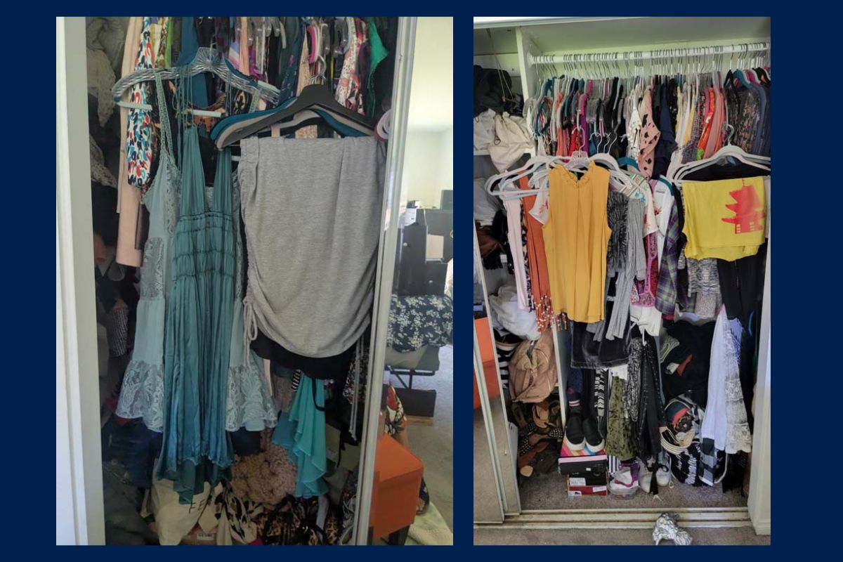 Clothing in Costa Mesa CA household contents auction