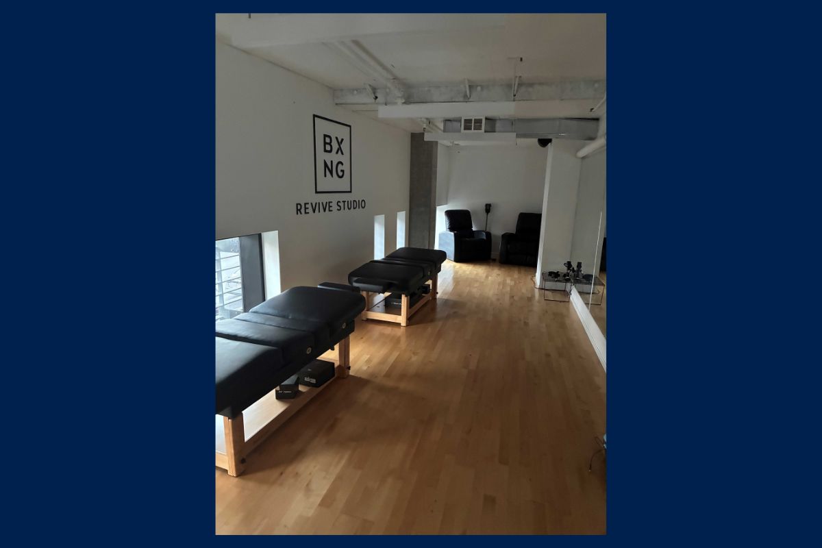 Massage tables and recovery chairs San Diego gym auction