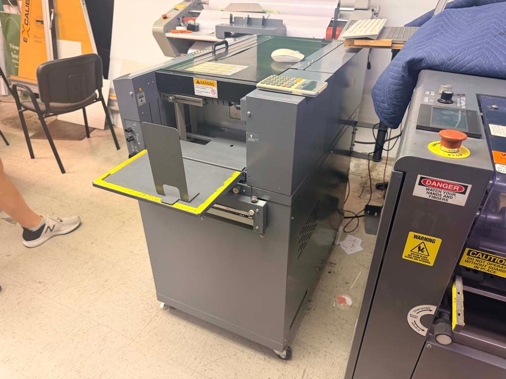 Commercial print shop equipment available for online bidding