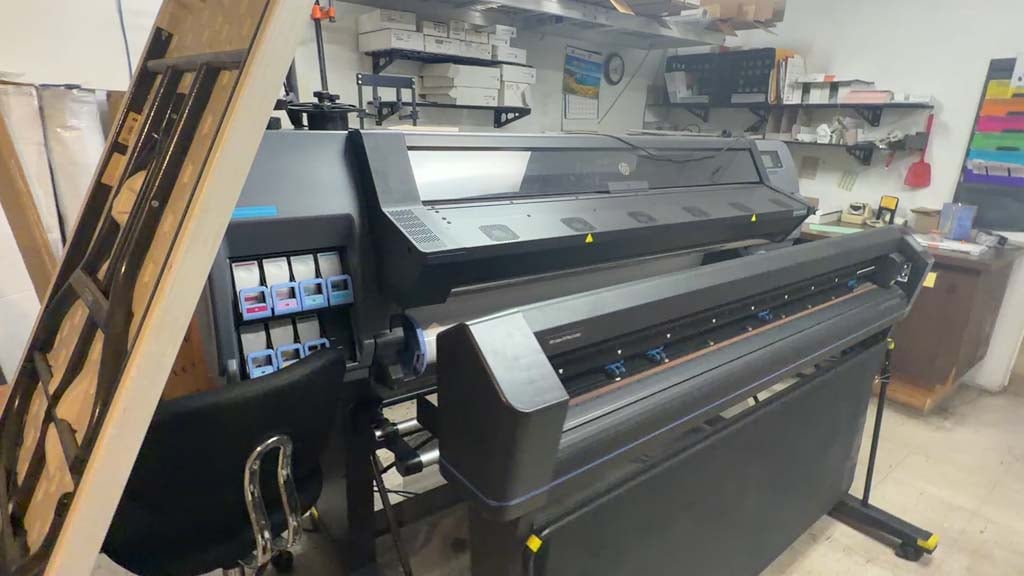 Commercial press equipment at 73660 Highway 111