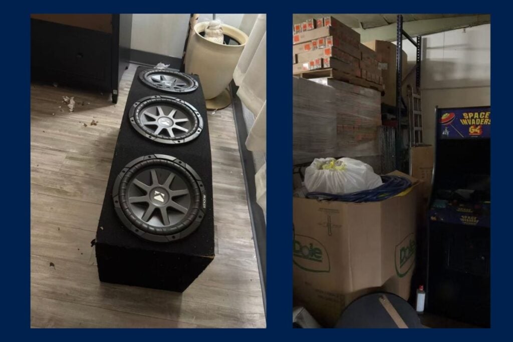 Abandoned property warehouse auction Covina California