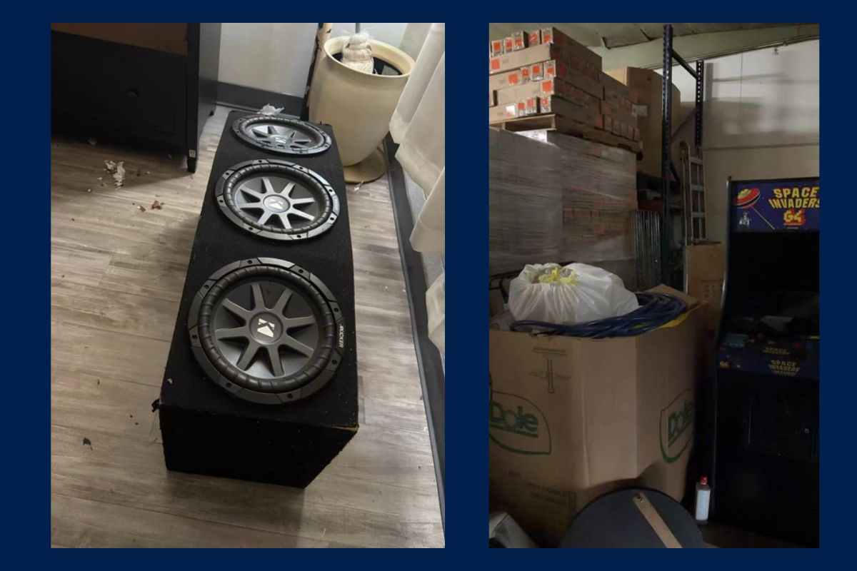 Abandoned property warehouse auction Covina California