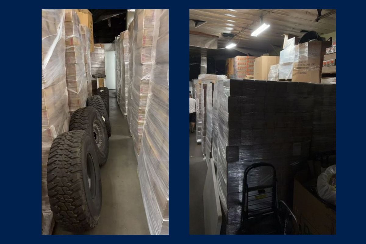 Bulk lot warehouse merchandise auction Los Angeles County