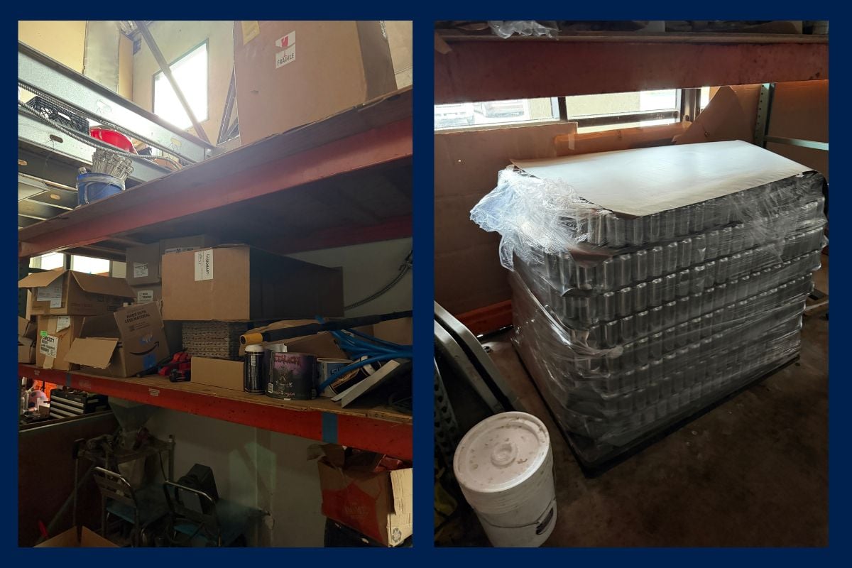 Commercial brewery canning line San Diego County auction