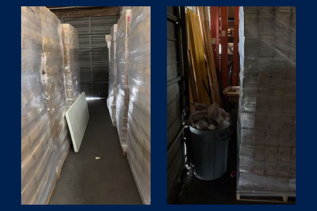 One bulk lot warehouse auction in Covina CA