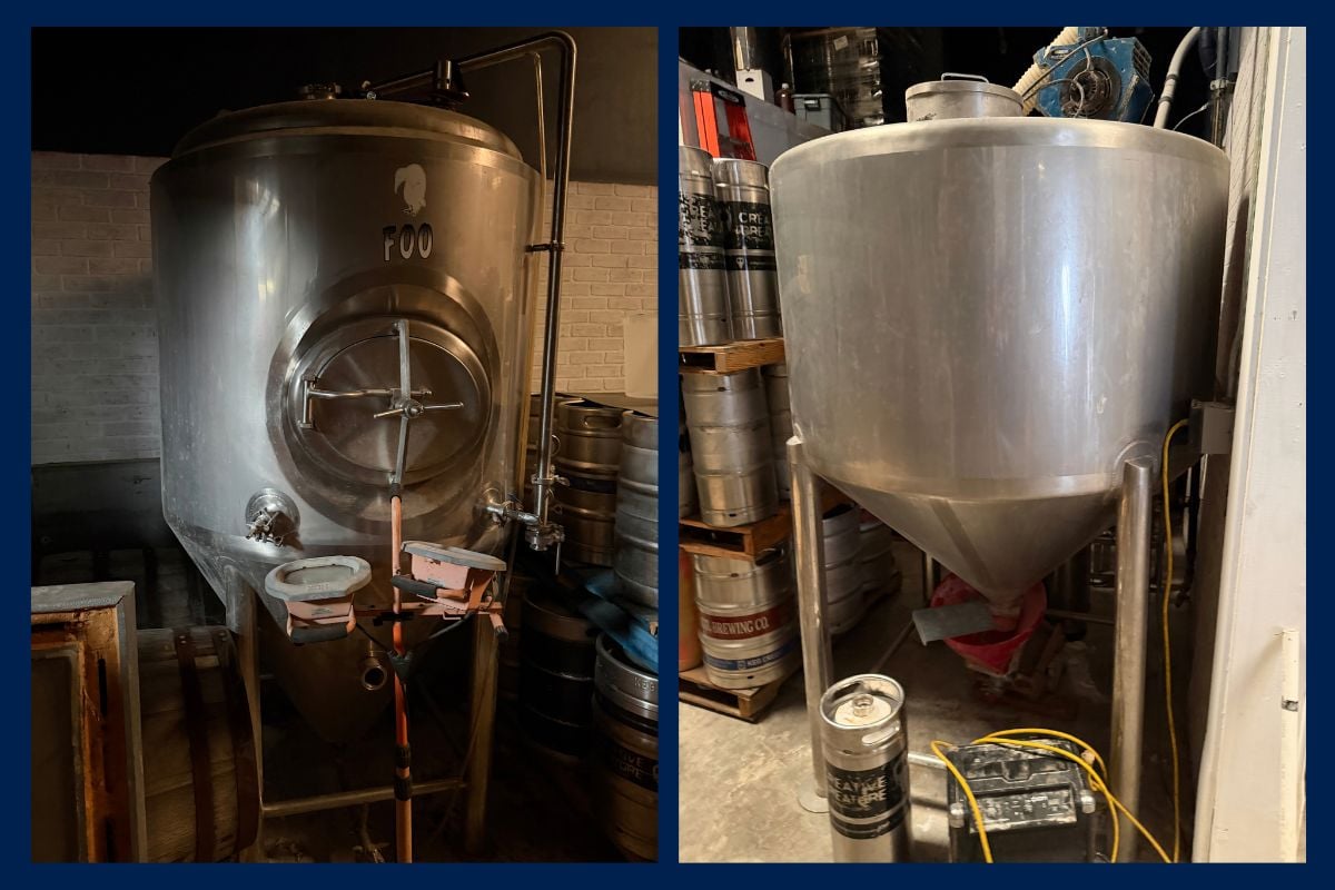 Semi automatic four station keg washer auction