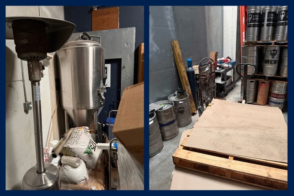 Commercial glycol chilling system brewery equipment auction