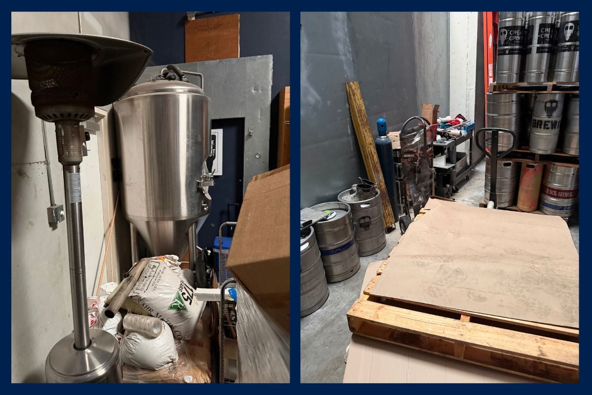 Commercial glycol chilling system brewery equipment auction