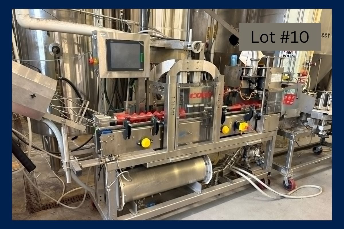 Los Angeles brewery liquidation equipment for sale