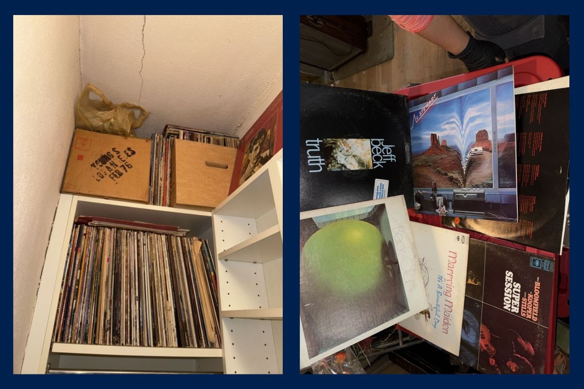 Vintage vinyl record collection Los Angeles auction
