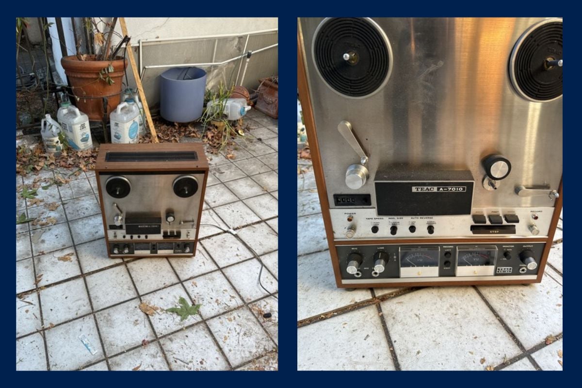 Vintage Teac audio equipment online auction