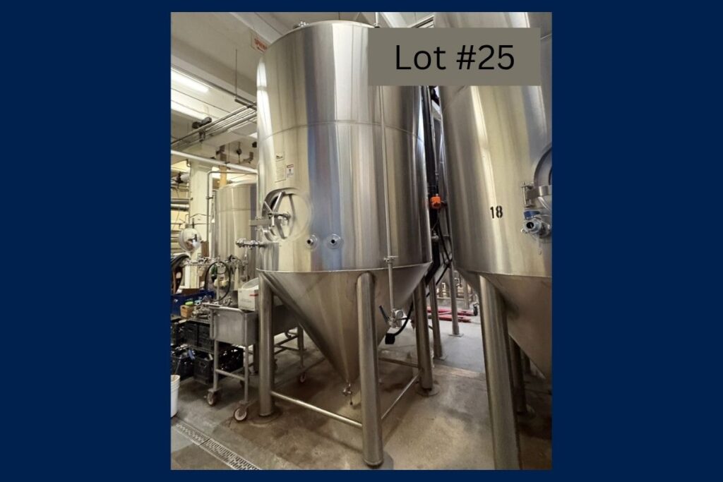Commercial yeast propagator brewing equipment