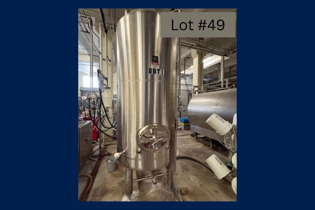 Los Angeles brewery liquidation equipment for sale