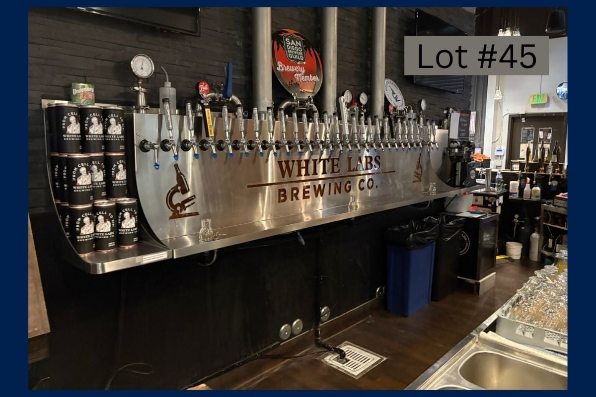 Commercial hot liquor tank and pump auction