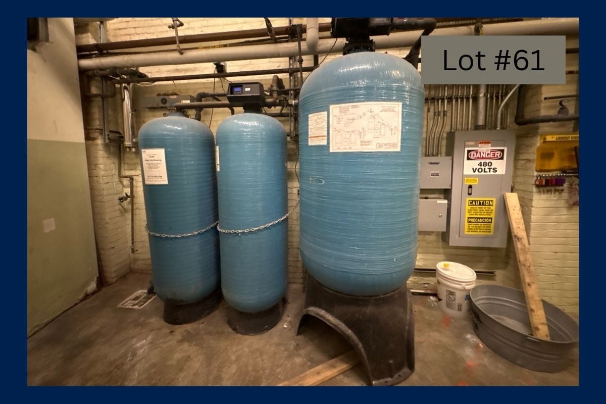 Commercial 4 vessel brewhouse Los Angeles auction
