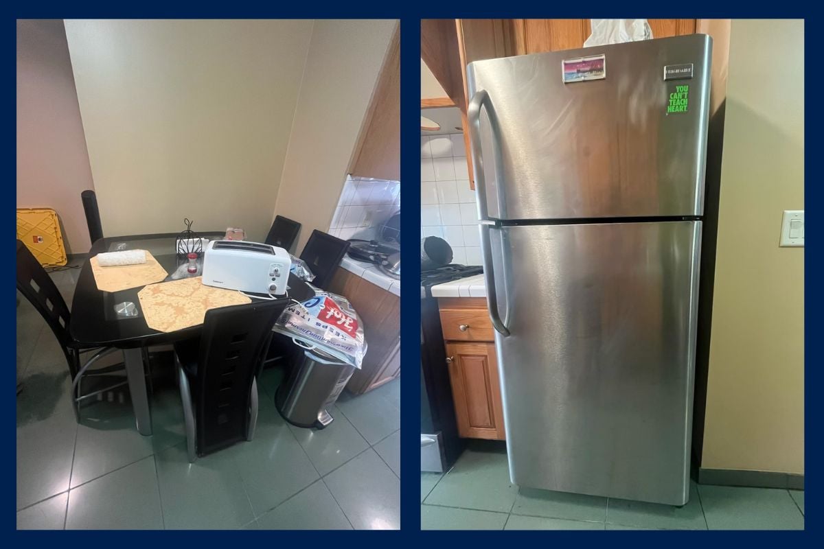 Stainless steel refrigerator in Sun Valley appliance auction