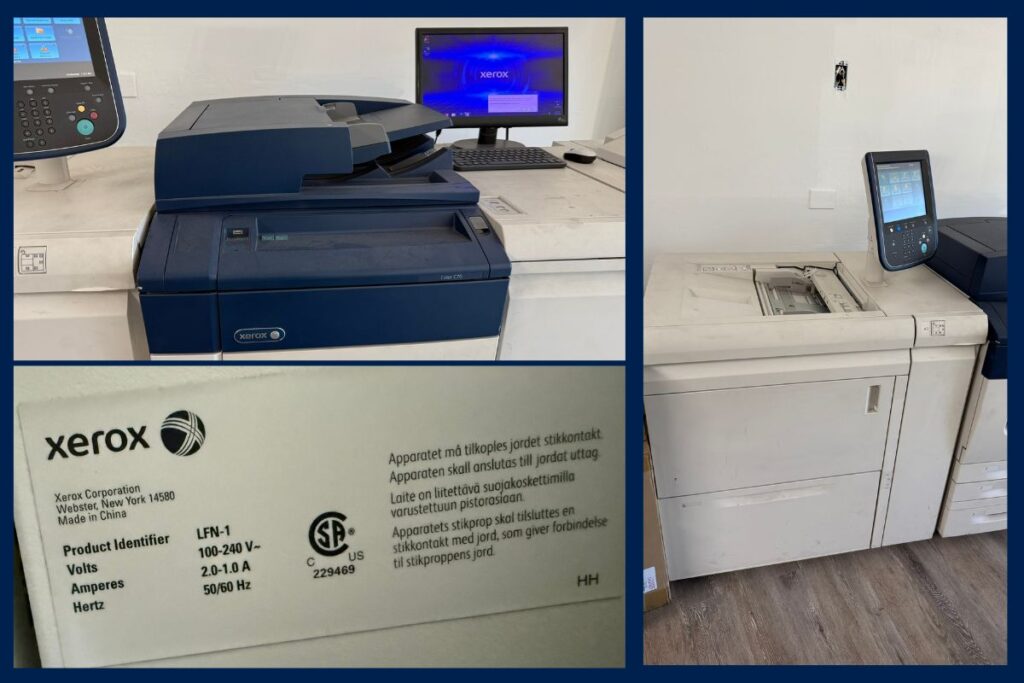 Xerox Color C70 commercial color printer at Beyond Print and Sign