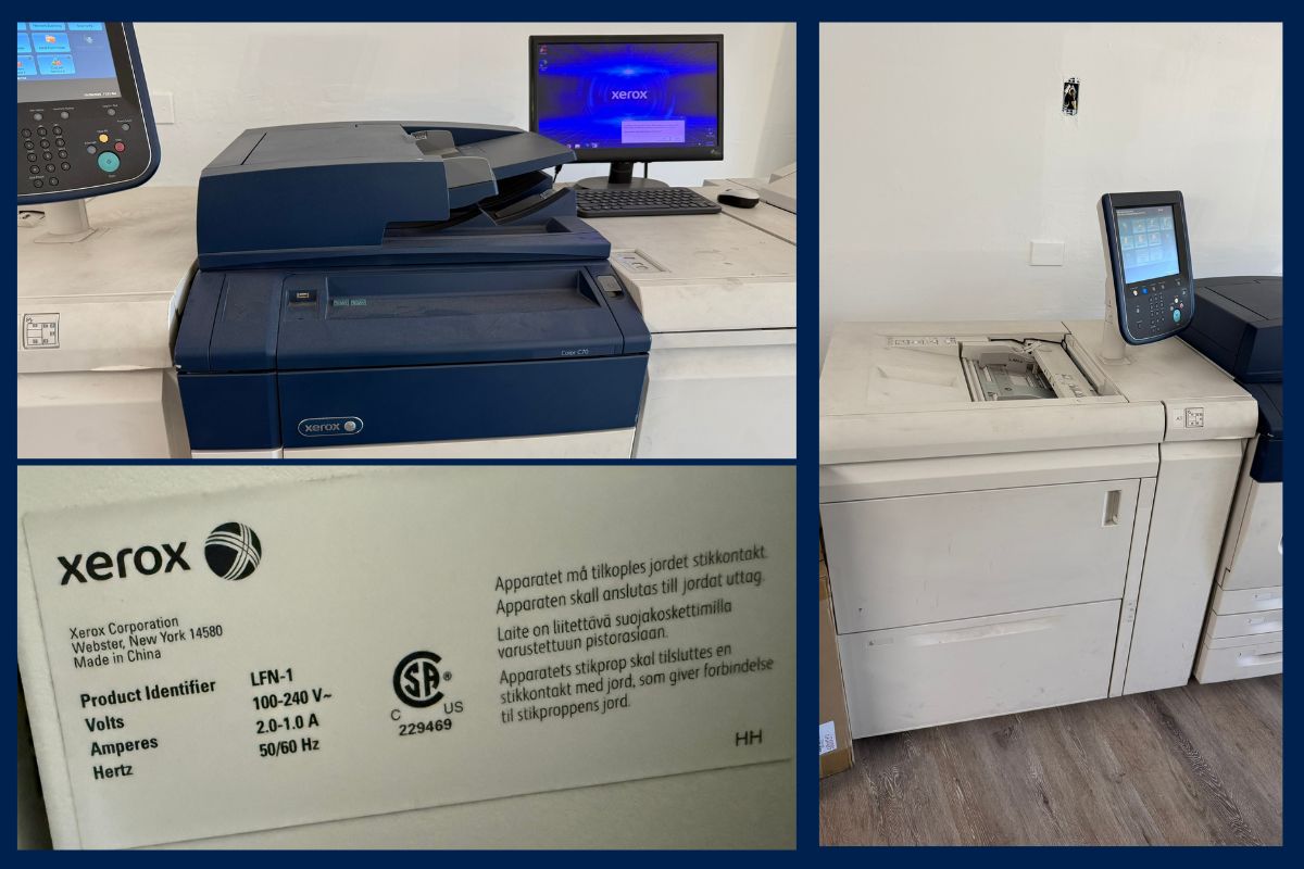Xerox Color C70 commercial color printer at Beyond Print and Sign
